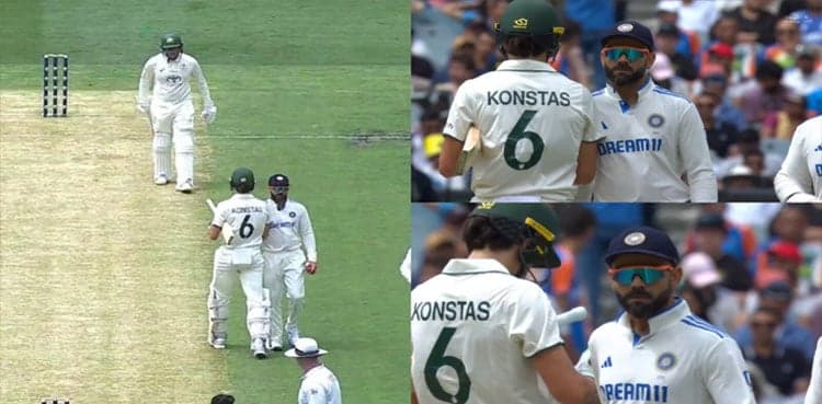 Virat Kohli penalised for Sam Konstas incident