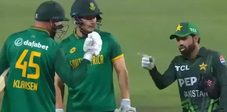 What led to heated exchange between Rizwan, Klaasen in second ODI?