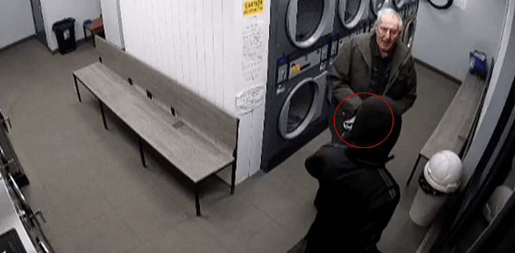 WATCH: 84-year-old man fighting off robber with jeans