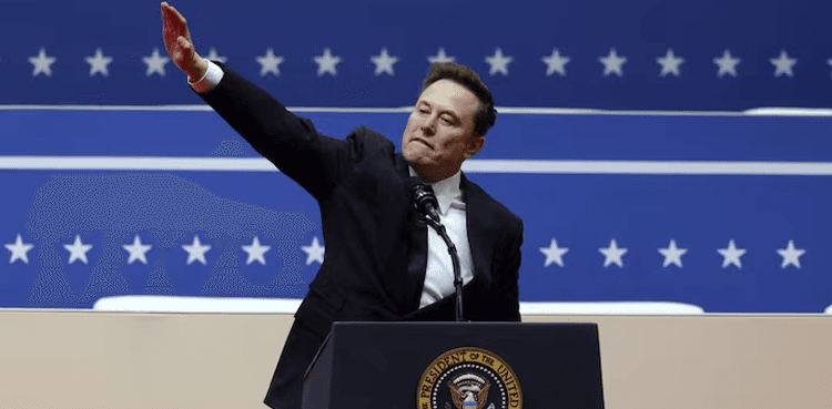 Musk's hand gesture during Trump inauguration festivities draws scrutiny