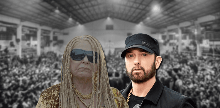 Roseanne Barr calls out Eminem in shocking rap video