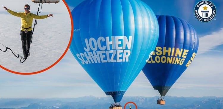 Watch:  German duo breaks record for highest altitude slackline walk