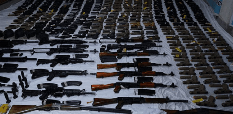 Huge arms cache seized in Islamabad, suspect arrested