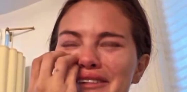 What triggered Selena Gomez's emotional breakdown in her latest video?