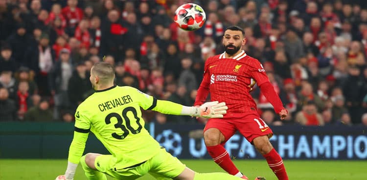 Mohamed Salah becomes first Liverpool player to score 50 goal in Europe competitions
