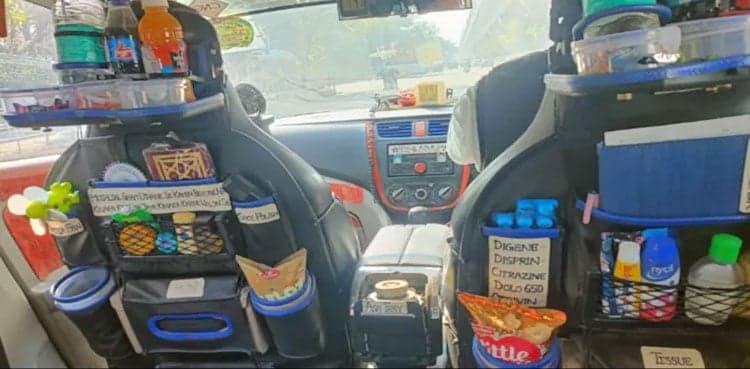 Online taxi driver offers luxury lounge on wheels with free Wi-Fi, snacks