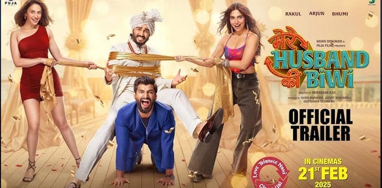 Watch Arjun, Bhumi, and Rakul in the hilarious Mere Husband Ki Biwi trailer