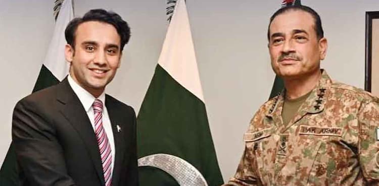 Field Marshal Asim Munir meets PCC chief Bilal Bin Saqib