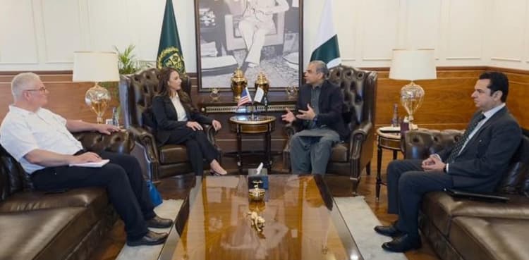 Interior Minister briefs US envoy on post-attack situation