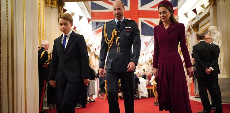 Future King Prince George shines alongside Prince William, Kate at royal event