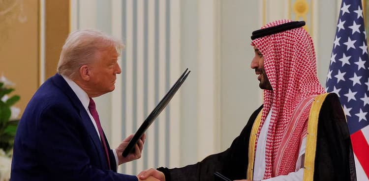 Trump signs economic partnership agreement with Saudi Arabia