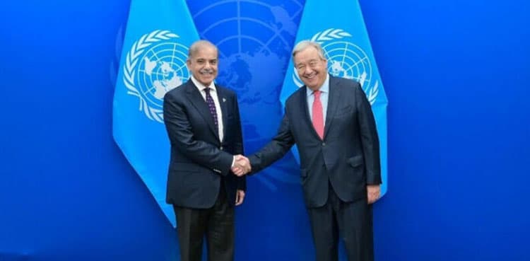 PM Shehbaz discusses Pak-India tensions with UN chief in another phone call