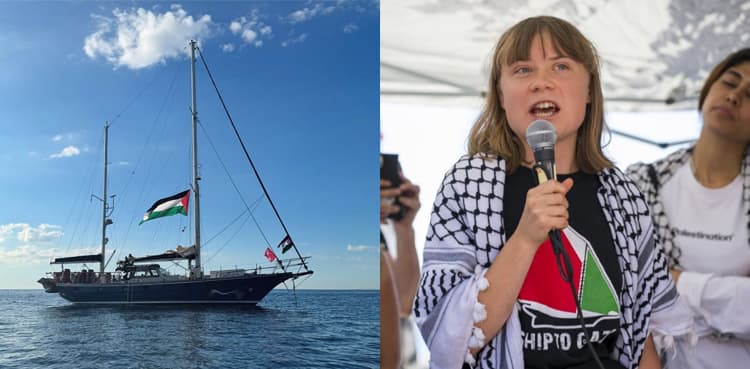 Gaza 'Freedom Flotilla' rescues Libyan migrants in Mediterranean Sea