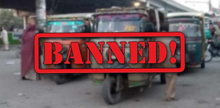 Sindh govt moves to ban four-seater rickshaws in Karachi