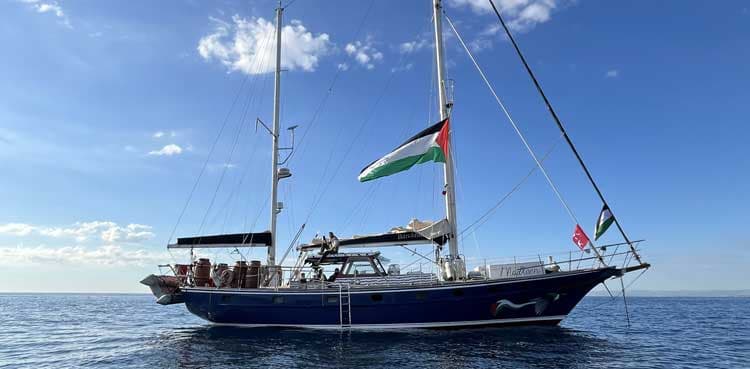Activist aid ship 'Madleen' nears Gaza after reaching Egypt coast