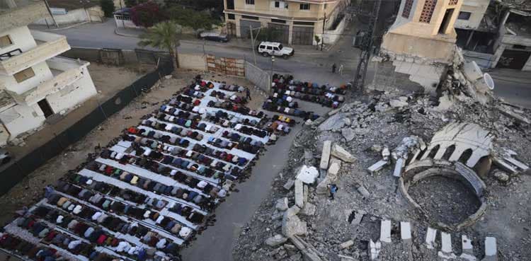 War-ravaged Gaza marks Eid ul Adha amid destruction, hope