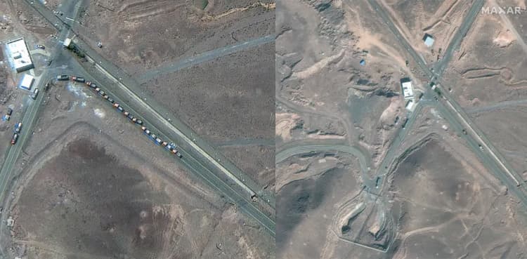Satellite images show unusual activity at Iran's Fordow before US attack