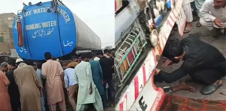 Karachi: Water tanker claims another motorcyclist’s life