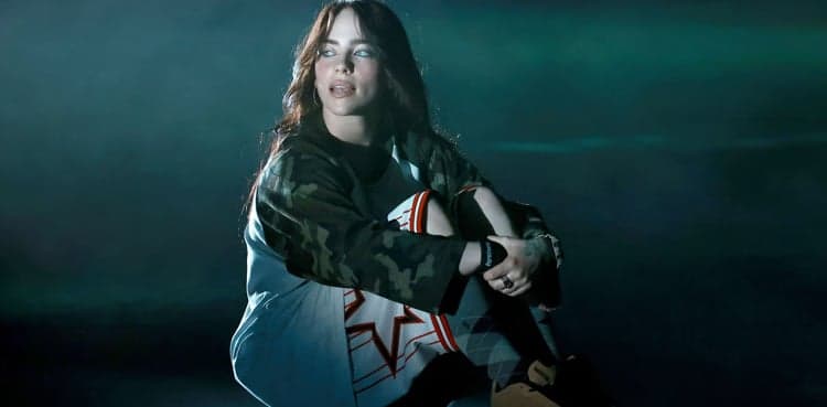 What is Billie Eilish filming with James Cameron in Manchester?