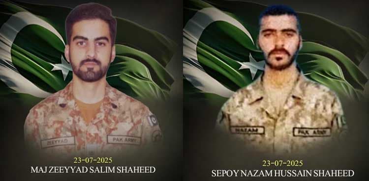 Two Pak Army soldiers martyred, three Indian-sponsored terrorists killed in Mastung IBO: ISPR