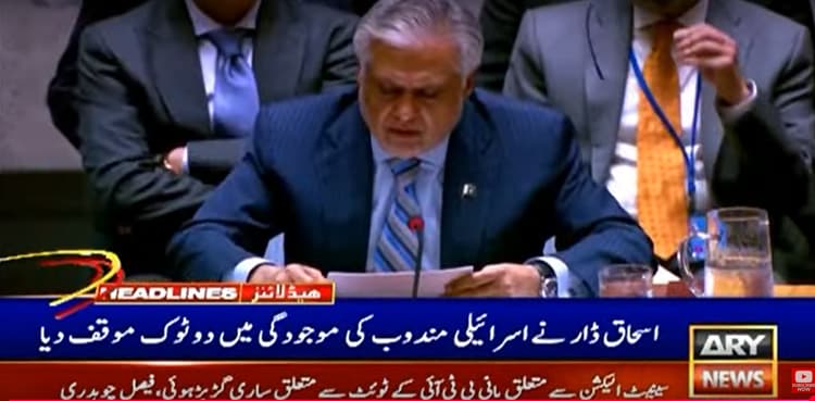 Dar urges instant ceasefire in Gaza at UN Security Council debate