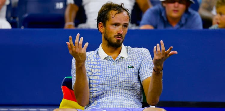 Medvedev faces huge fine after wild US Open meltdown