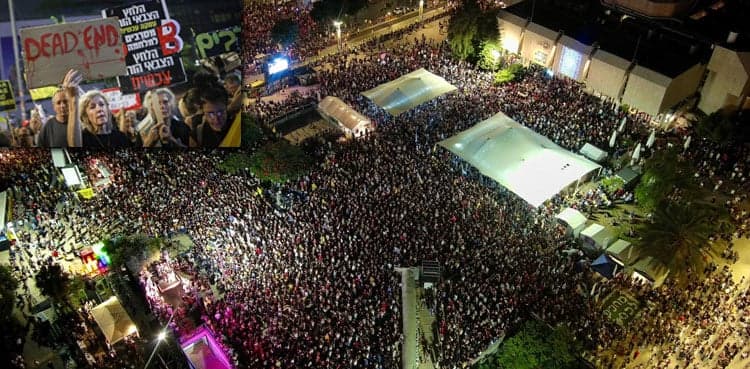Protests held across Israel calling for end to Gaza war, hostage deal