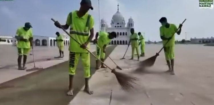 Kartarpur Gurdwara restored after floodwater drained