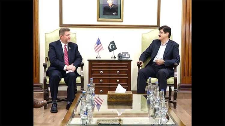 Sindh CM Welcomes New US Consul General in Karachi