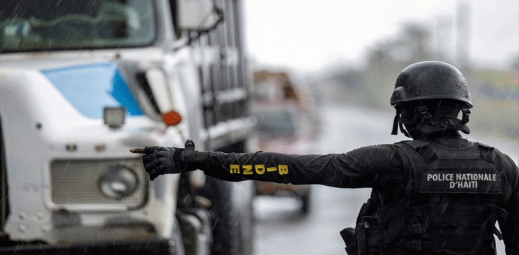 Two Haitian police killed when drone accidentally explodes