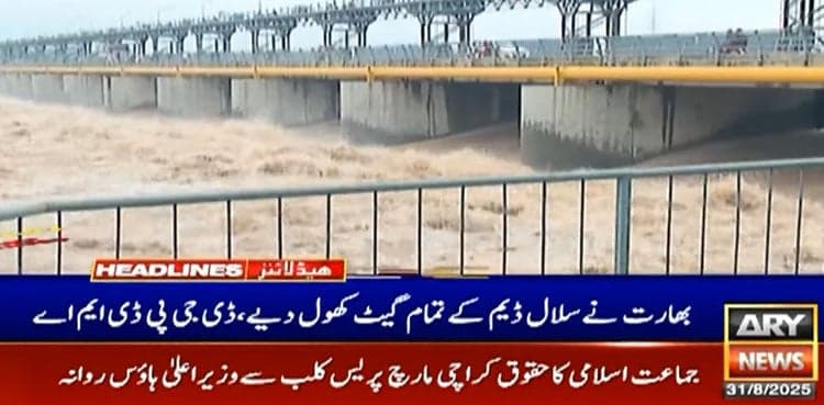 PDMA issues 'exceptionally high flood' alert for Chenab River