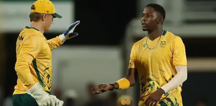 South Africa’s Maphaka scripts history with four-fer in first Australia T20I