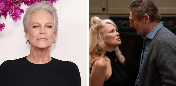 Jamie Lee Curtis shares her view on Liam Neeson, Pamela Anderson romance