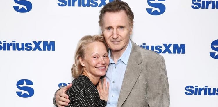 Liam Neeson shows support for Pamela Anderson amid dating rumours
