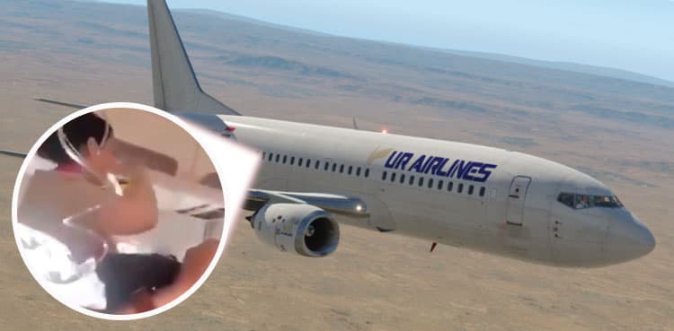 Ur Airlines emergency landing in Baghdad: VIDEO