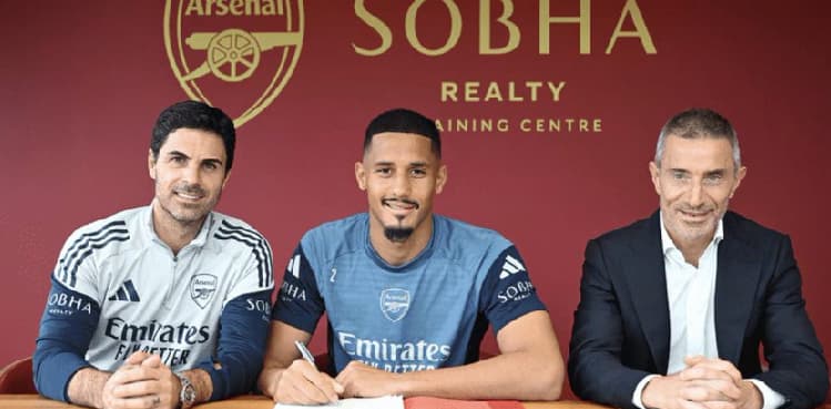 William Saliba signs new long-term Arsenal deal
