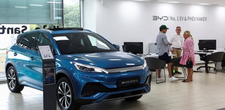 BYD gains ground in Spain, challenging European giants