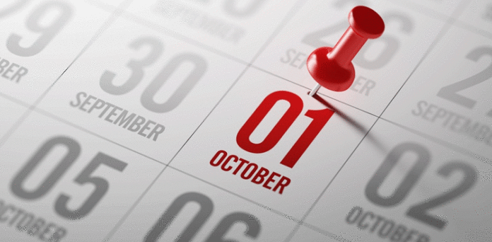 Holiday announced on October 1 in RYK