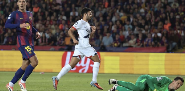 Ramos snatches UCL holders PSG late win at Barca