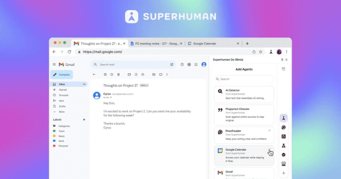 Grammarly rebrands as 'Superhuman' after acquisition