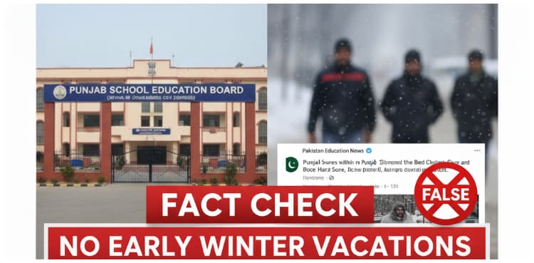 Fact Check : No Early Winter Vacations announced in Punjab