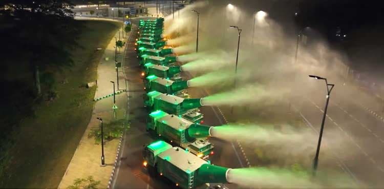 First anti-smog gun operation in Lahore cuts air pollution by 70%