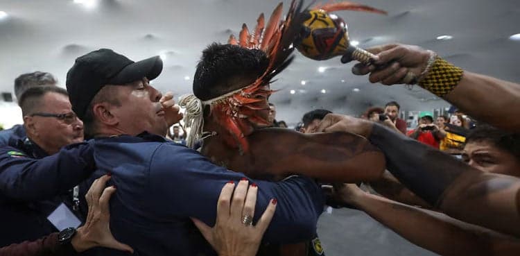 Protesters force their way into COP30 summit venue, clash with security