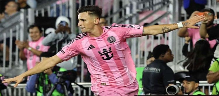 Tadeo Allende's hat trick powers Inter Miami past NYCFC to title match