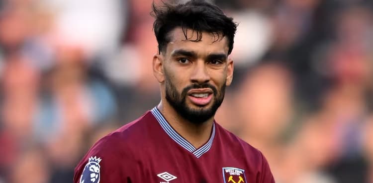 Paqueta 'suffering' following red card, says West Ham boss Nuno