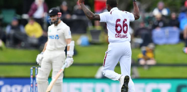 New Zealand struggle as West Indies exploit pace-friendly wicket