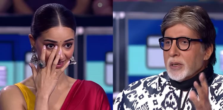 Ananya Panday moved to tears by Amitabh Bachchan