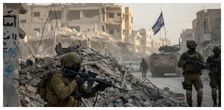 Israeli defence minister vows military to remain in Gaza