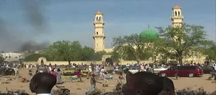 Explosion at mosque in northeast Nigerian capital kills 7: security source