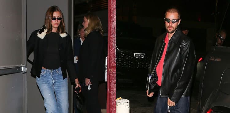 Justin Bieber, Hailey enjoy Beverly Hills holiday party at Funke